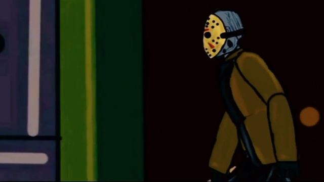 Jeff the killer vs Jason Voorhees(АТ2) /рисуем мультфильмы 2/ Remake смотреть онлайн