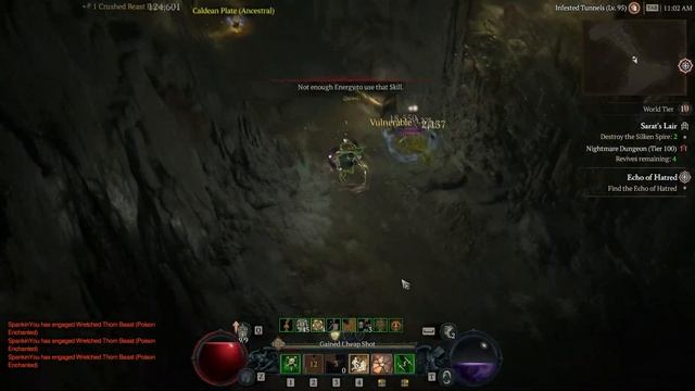 Season 1 - Rogue Nightmare Tier 100 Deathless - Sarat's Lair - Diablo 4 смотреть онлайн