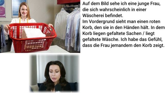 Auf Dem Bild Sehe Ich. Описание картинки. Уровень В1.