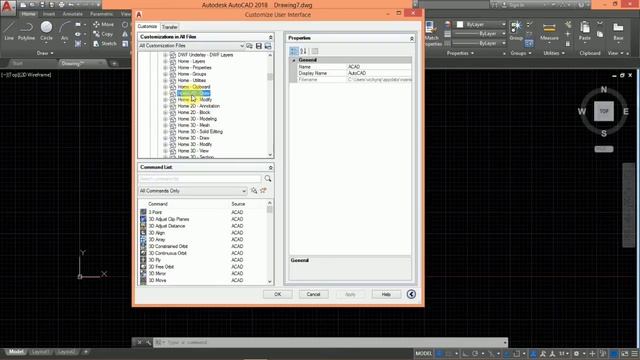 How to Customize user interface In Autocad:-2|| #AUTOCAD 2018 Tutorial for beginner||#Hindi смотреть онлайн