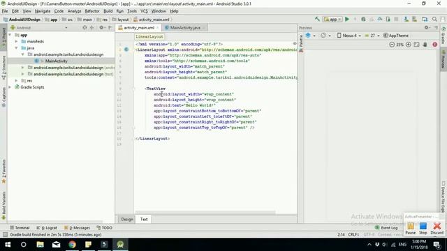 Create Material UI Design in Android TextInputLayout in android studio 3 .0 смотреть онлайн