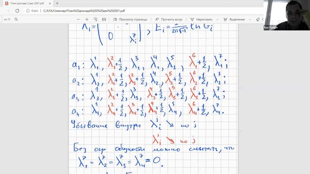 Илья Вьюгин "О проблеме Римана--Гильберта на римановой поверхности" (02.12.21) смотреть онлайн