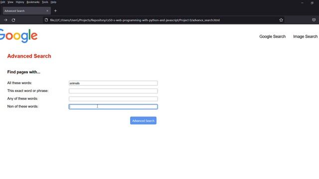 CS50’s Web Programming with Python and JavaScript - Project 0 (Google Search) смотреть онлайн