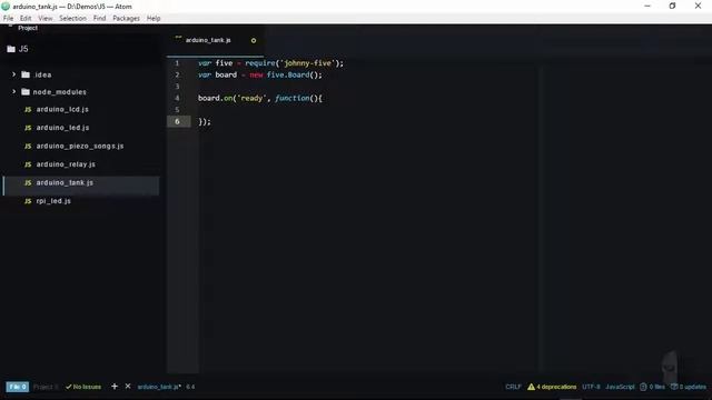 Getting Started with Johnny-Five - Working with Motor Shields [Part 2]: Johnny-Five Setup смотреть онлайн