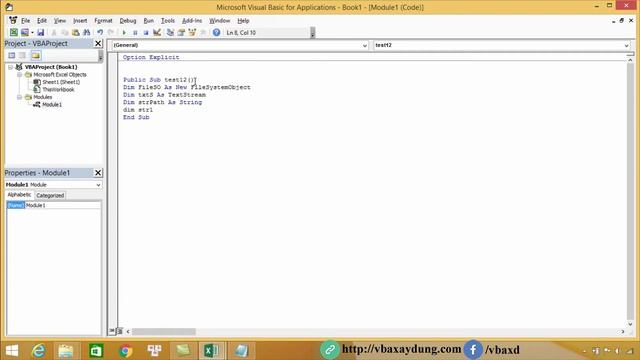 VBA cơ bản_Bài 12_Lập trình xử lý tập tin смотреть онлайн