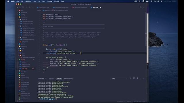 How to optimize count queries using conditional aggregates. смотреть онлайн
