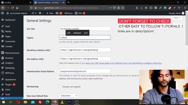 How to Change Site Title and Tagline in WordPress смотреть онлайн