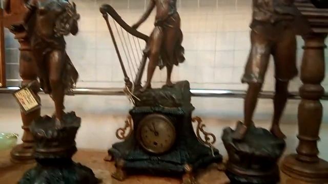 Антикварный салон-магазин "МИР СТАРИНЫ". Каминный набор "МУЗА". АНТИК,ШПИАТР. Франция. смотреть онлайн