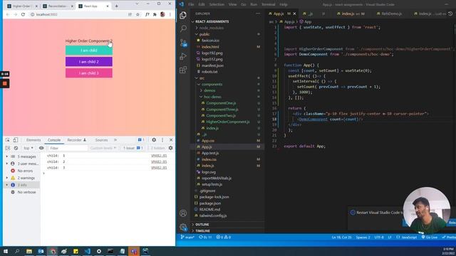 Misuse of Higher order components and performance leakage | React JS | Akash Speaks смотреть онлайн