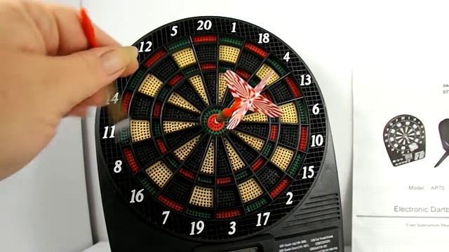 Electronic Dartboard - Table Top or Wall Mount - w/ Darts and instructions смотреть онлайн