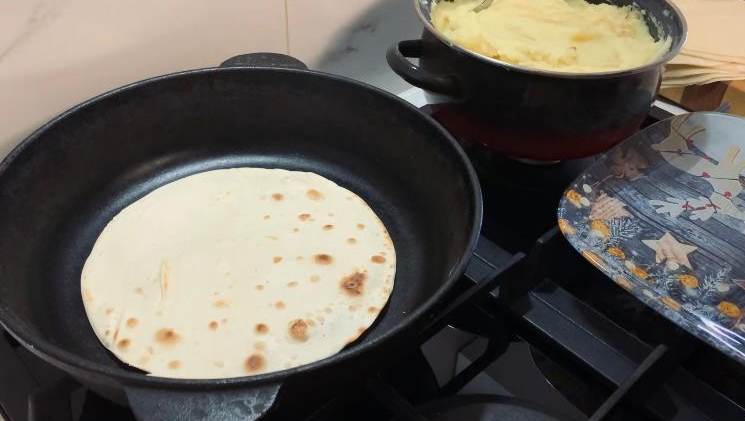 КЫСТЫБЫЙ лепешка с картофелем!!!