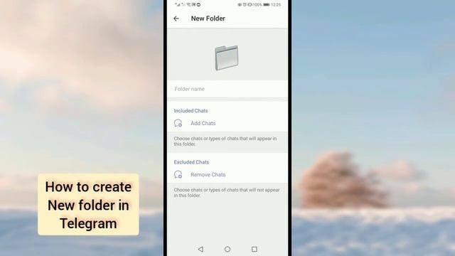 How to create new folder in telegram (android) смотреть онлайн
