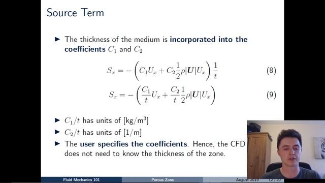 [CFD] Porous Zones In CFD