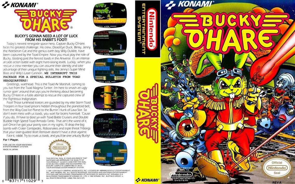 Dendy (Famicom,Nintendo,Nes) 8-bit Bucky O'Hare / Баки О'Хара Полное Прохождение / Long Play
