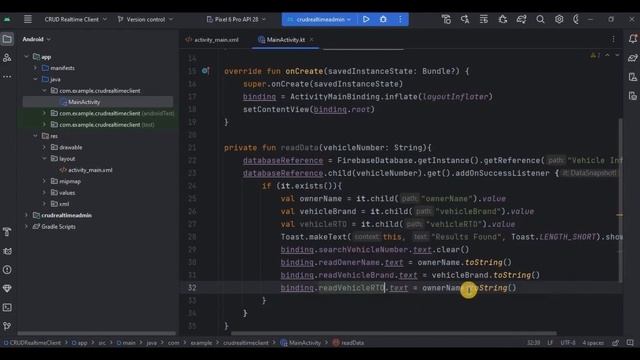 CRUD using Firebase Realtime Database in Android Studio using Kotlin | Create, Read, Update, Delete смотреть онлайн