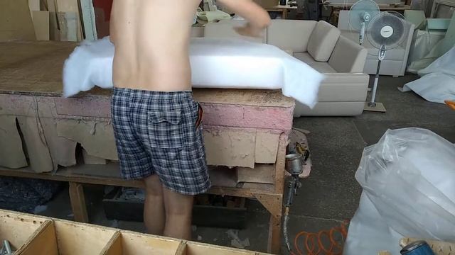 Как одевать формованую подушку из ППУ.