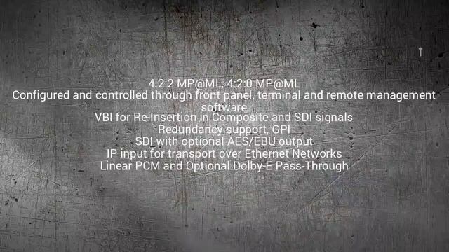 SD MPEG2 Video Decoder смотреть онлайн