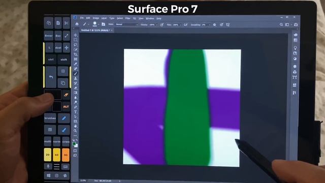 Surface Pro 7 i5 Adobe Photoshop performance speed test - (revised video coming) please subscribe смотреть онлайн