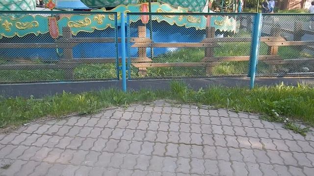 Аттракцион "Башня", вид изнутри смотреть онлайн