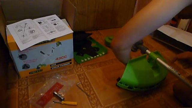 Китайский Бензотриммер PIRAN BC430 - сборка из коробки смотреть онлайн
