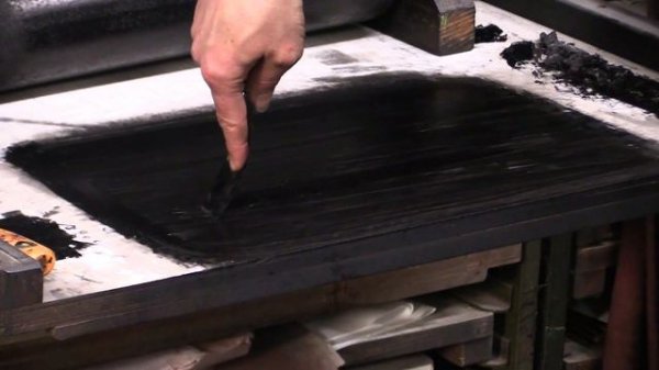 The Zodiac Marina Richter printing in Petr Korbelář`s lithography studio