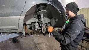 Hyundai H1 Замена переднего подшипника !!!