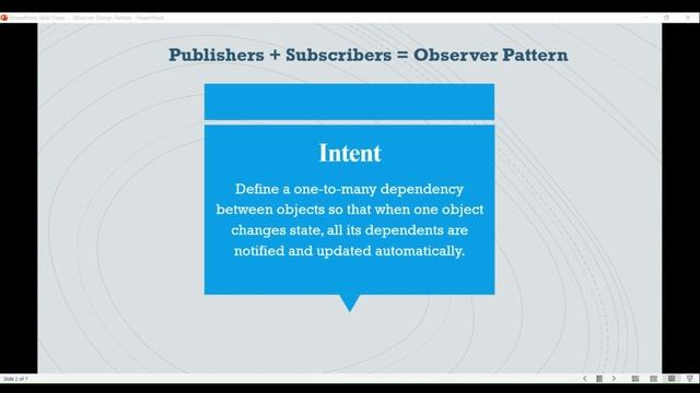 Observer Design Pattern - Part I - An Overview - Devsena Mishra смотреть онлайн