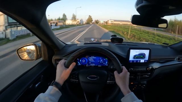 2022 Ford Kuga 2.5 Hybrid eCVT AWD POV Test Drive | 4K смотреть онлайн