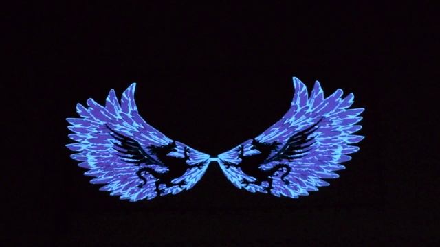 Эквалайзер в машину на заднее стекло - #47 Красные крылья Дракона