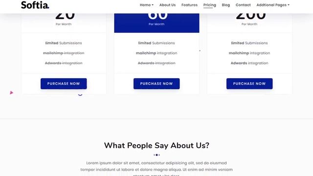 Softia – Multipurpose Technology WordPress Landing Page Theme смотреть онлайн