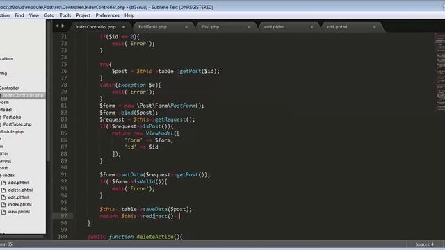 How to Update or Edit a Records using Zend Framework3 Part-9 смотреть онлайн