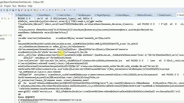 Excel sheet is not opening in readable format in Eclipse смотреть онлайн