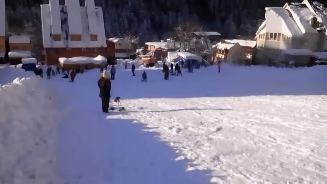 Катание на санях, старинная русская забава. ? смотреть онлайн