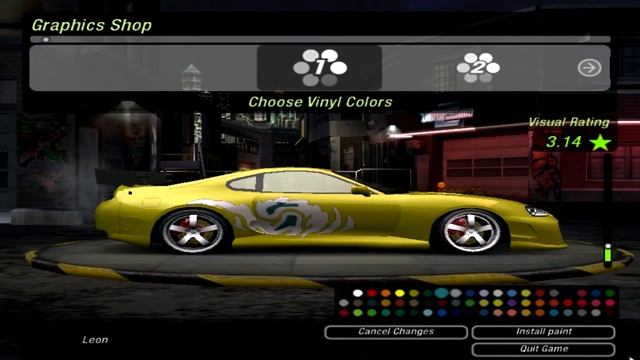 NFS Underground 2: Tuning - Ronnie's Supra (NFSMW)