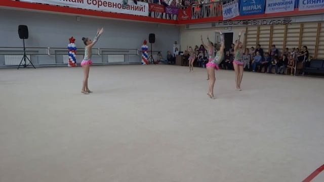 Открытое первенство Красноярского края по эстетической гимнастике команда Звездочки смотреть онлайн