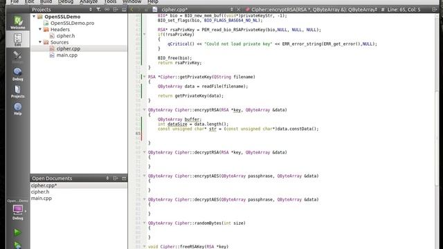 C++ Qt 152 - OpenSSL Working with RSA смотреть онлайн