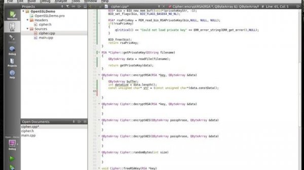 C++ Qt 152 - OpenSSL Working with RSA