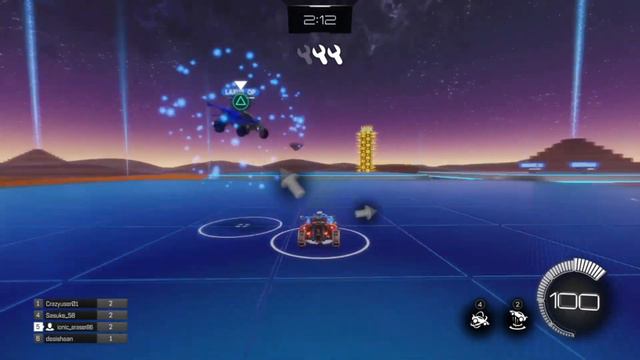 Playing KNOCKOUT in Rocket League. (New Limited Time Mode) смотреть онлайн