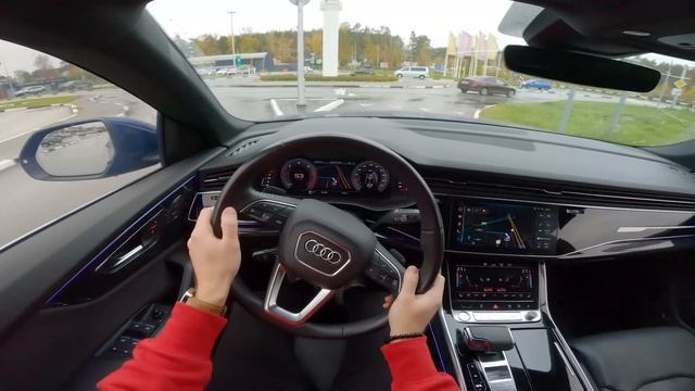 2019 Audi Q8 3.0 AT - POV TEST DRIVE смотреть онлайн