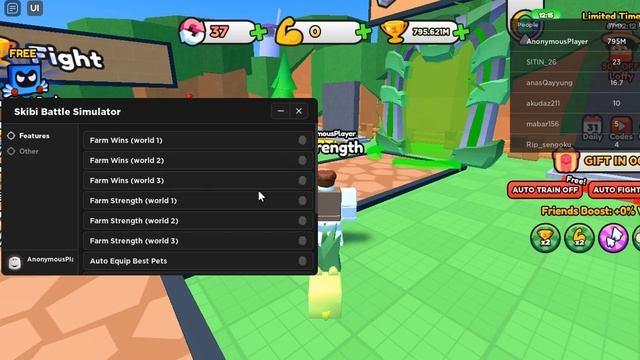 SKIBI BATTLE SIMULATOR SCRIPT - OP AUTO FARM! смотреть онлайн