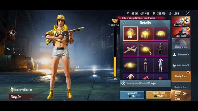 NEW SUPPLY CRATE OPENING PUBG MOBILE [BLING SET CRATE OPNING PUBG MOBILE] SUPPLY CRATE OPNING PUBG