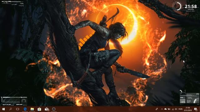 Shadow of the Tomb Raider Live Wallpaper || Rainmeter skins смотреть онлайн
