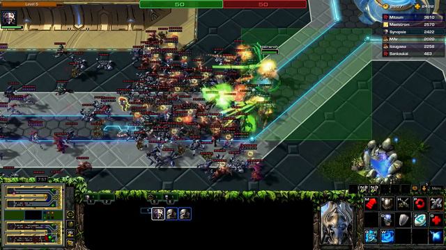 「Lan Party • Starcraft II」 #04 • Hero Line Wars Starlight • EPIC FIGHT !! смотреть онлайн