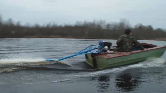 Лодочный Болотоход Bawad Long Tail Outboard Mud Motor In Russia