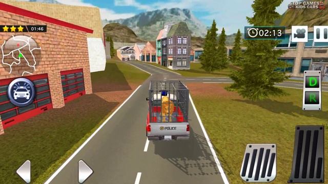 Zoo Animals Police Truck Offroad Driver - Cargo Transport Angry Simulator - Android GamePlay смотреть онлайн