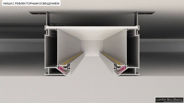 LumFer B01 Ниша с рефлекторным освещением смотреть онлайн