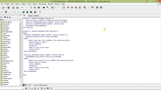 How to write a PLSQL Package in Oracle. смотреть онлайн