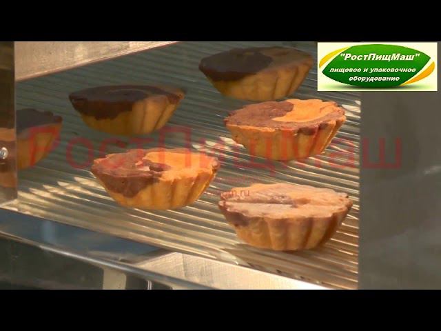 Линия декорирования кондитерских изделий от РостПищМаш смотреть онлайн