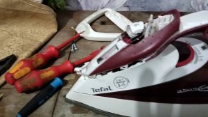 как разобрать утюг Tefal ultimate autoclean 400