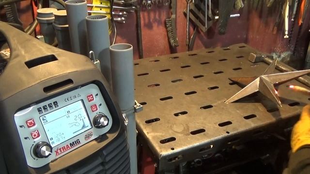 How to cutting steel star Ideas of cutting pipe Profile pipe cutting tricks смотреть онлайн